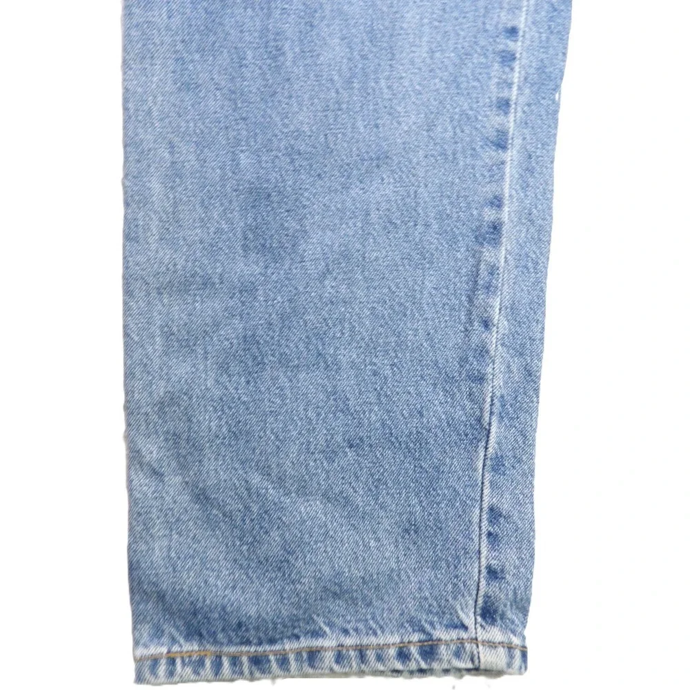 VTG Levis 540 Jeans Men 42x32 Blue Relaxed Fit Brown Tab USA Made 90s Baggy Wide